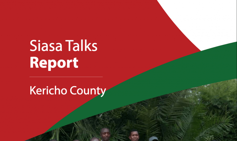 Siasa Talks Kericho County Report