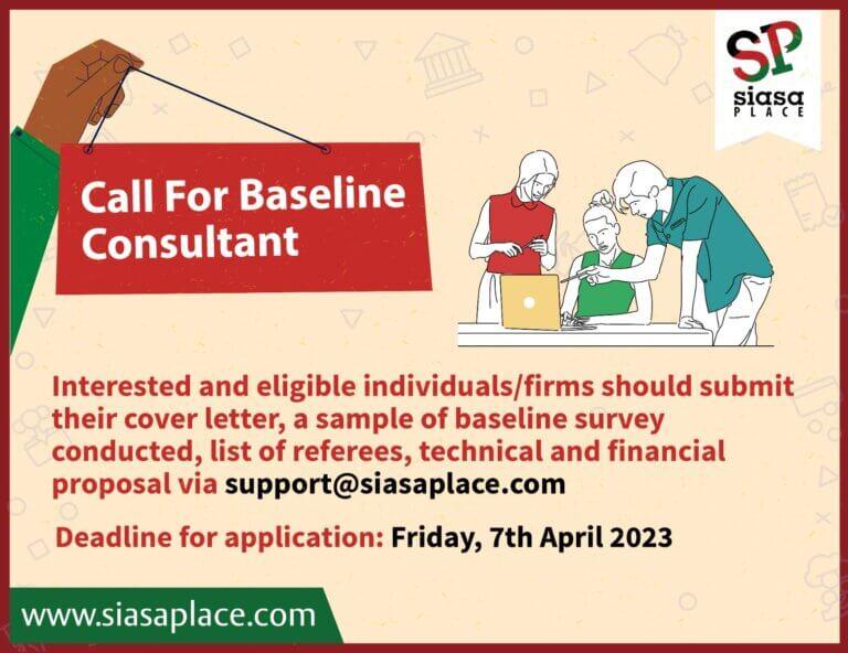 Call for baseline consultant